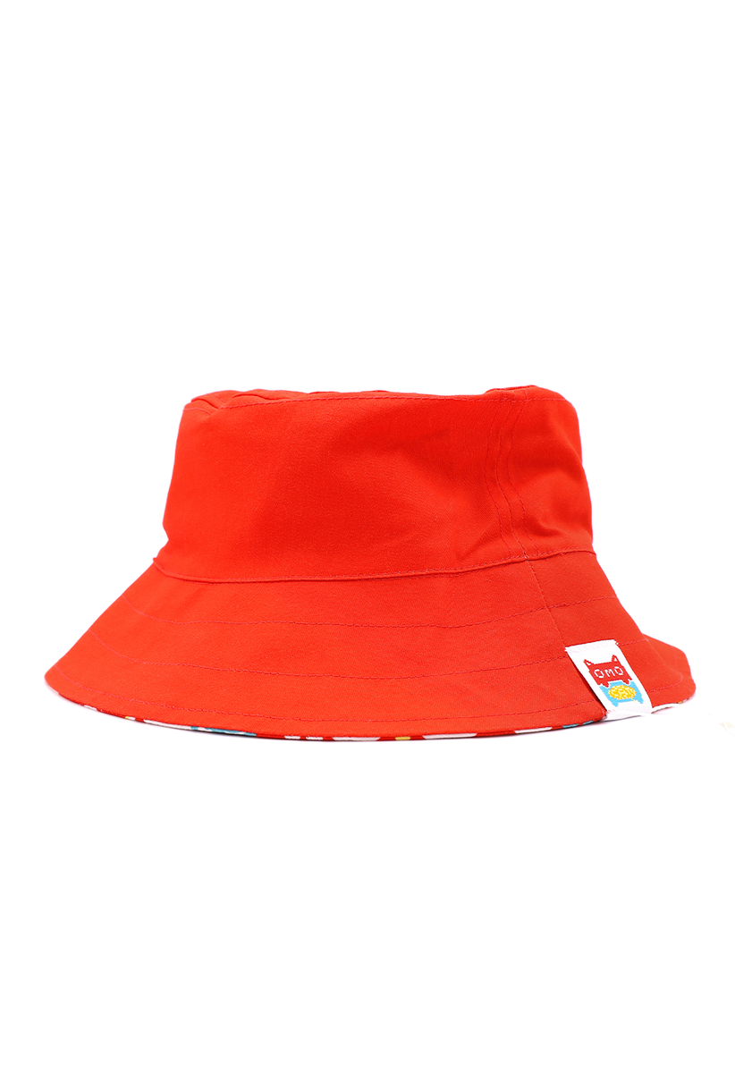 OMOCAT Checkered Bucket Hat