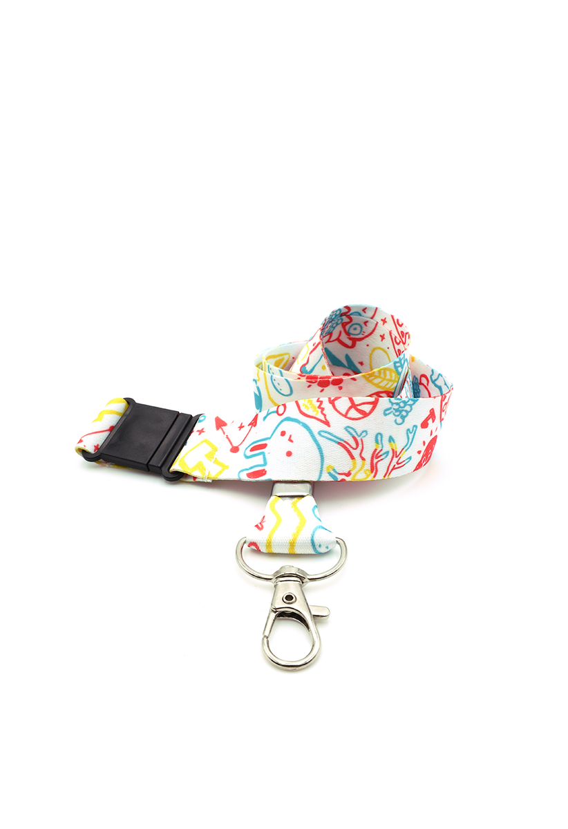 アクセサリー D.OMO OMOCAT Doodle Lanyard