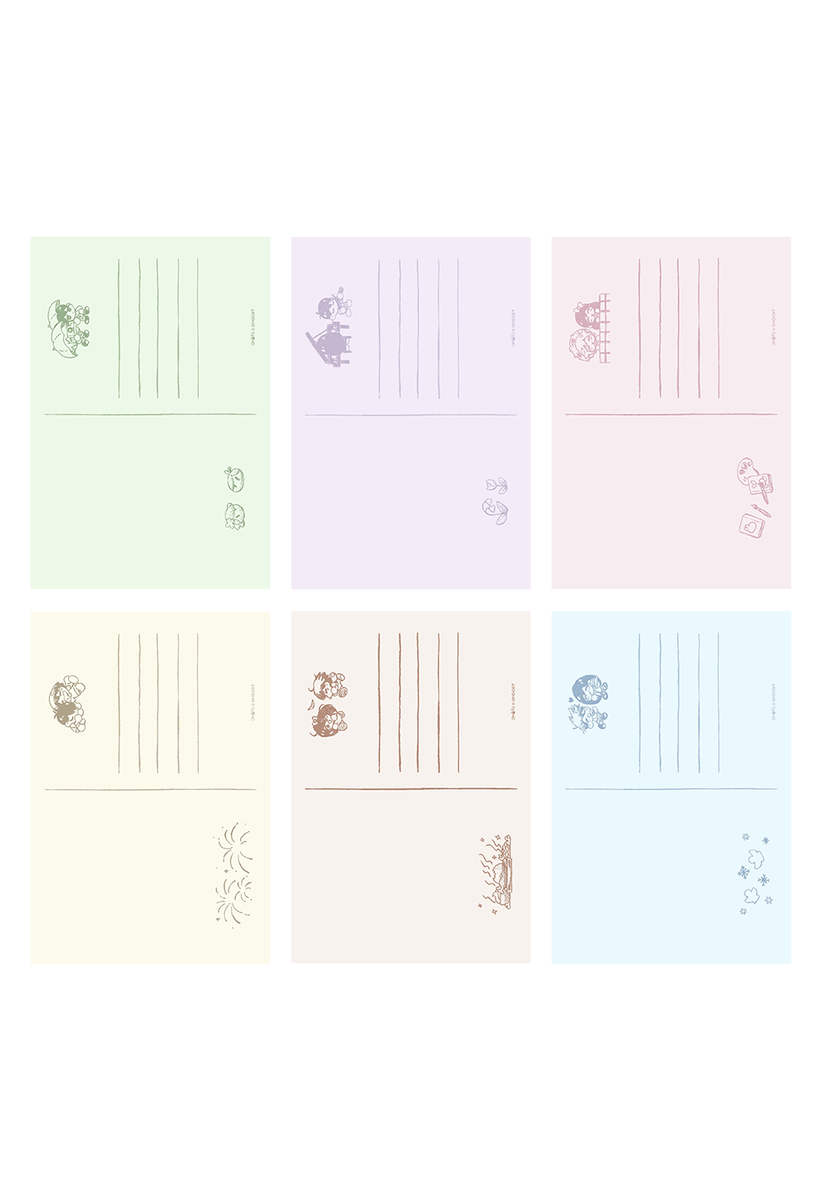 OMORI 2022 Birthdays Postcard Set – OMOCAT