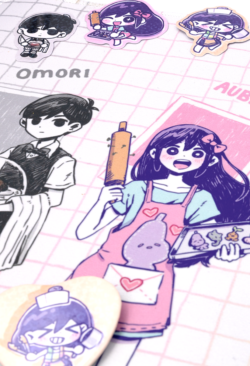 OMORI×Requiem Cafe Heart Button Pin OMORI×Requiem Cafe Heart OMORI×Requiem Cafe Heart Button Pin OMORI×Requiem Cafe Heart