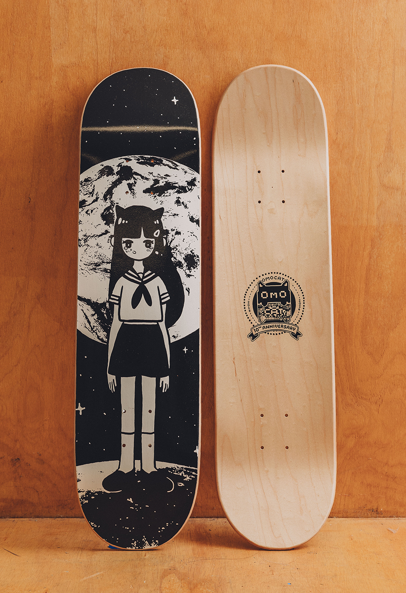 MOONGIRL Skate Deck – OMOCAT MOONGIRL Skate Deck – OMOCAT