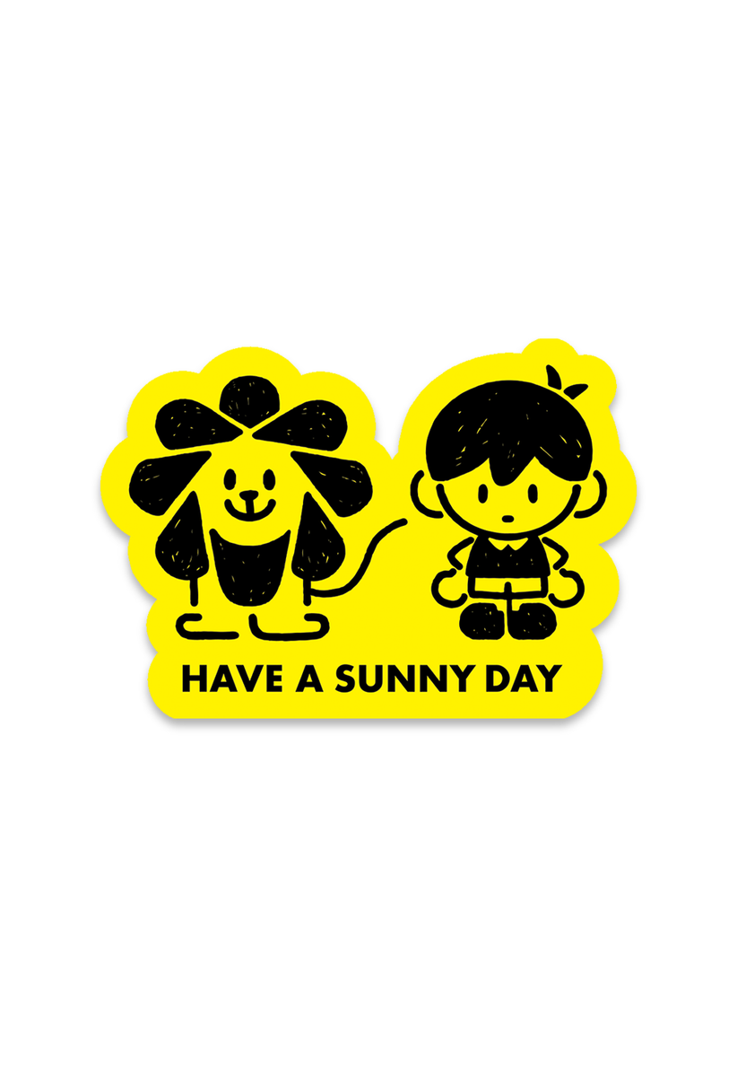 SUNRIGHT TEA x OMORI Sticker – OMOCAT