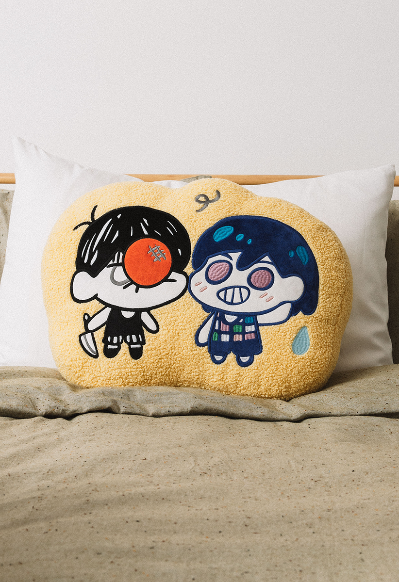 KEL TAGGED YOU! Cushion – OMOCAT KEL TAGGED YOU! Cushion – OMOCAT