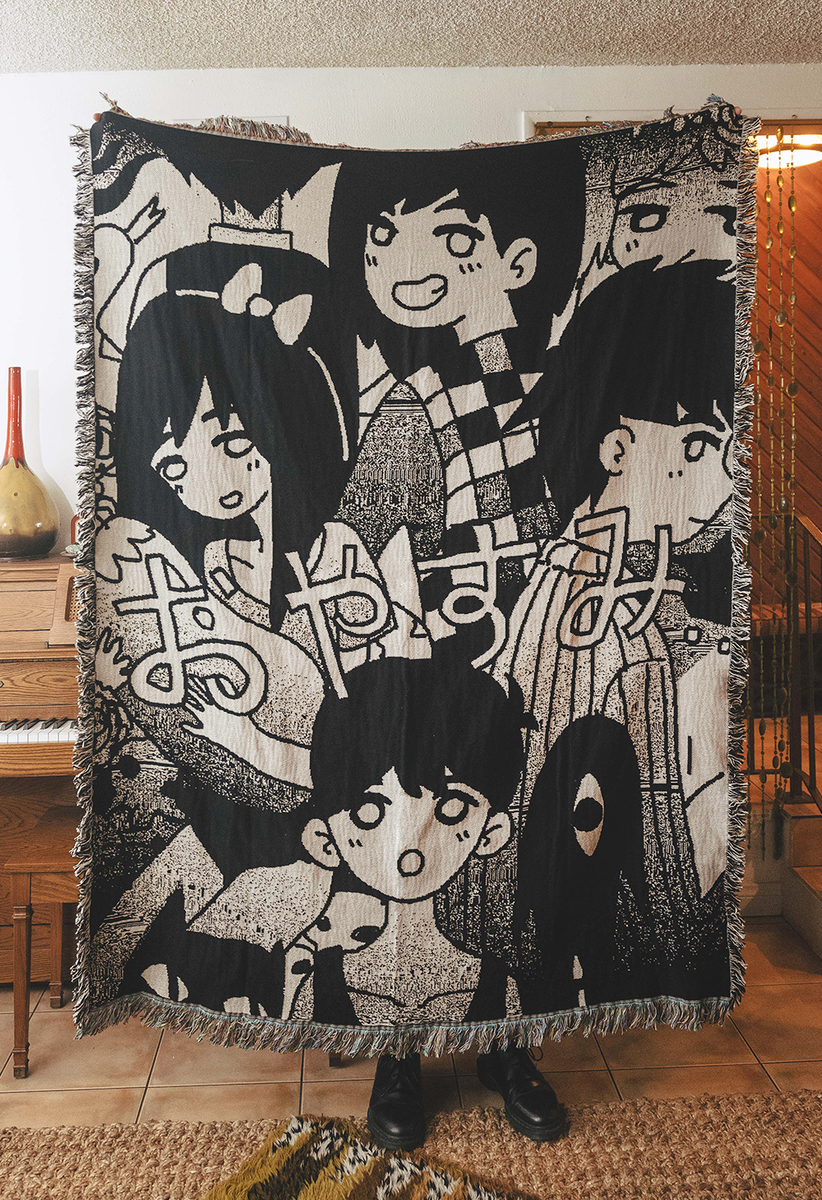 OYASUMI Woven Blanket – OMOCAT OYASUMI Woven Blanket – OMOCAT