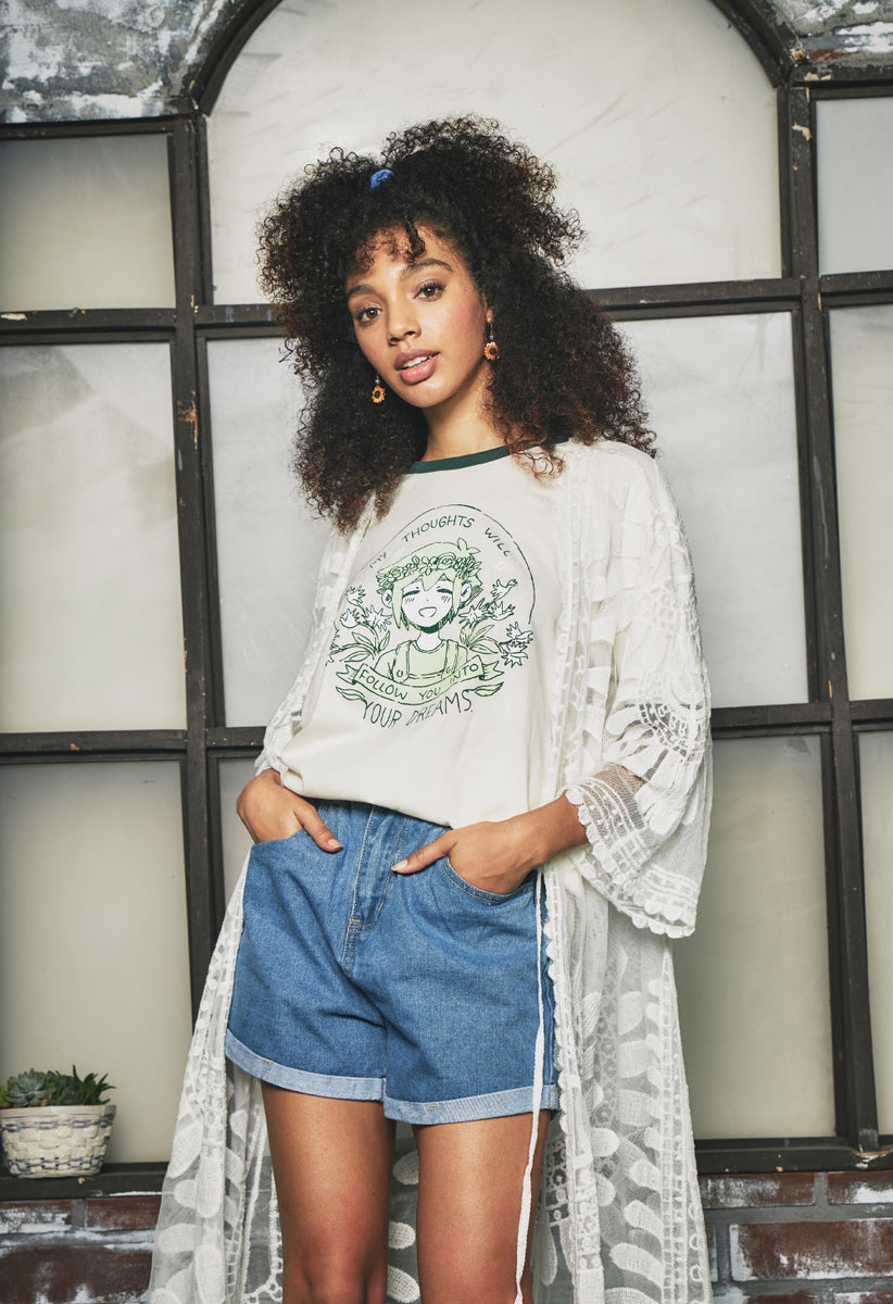 BASIL'S HOPE Ringer T-Shirt – OMOCAT