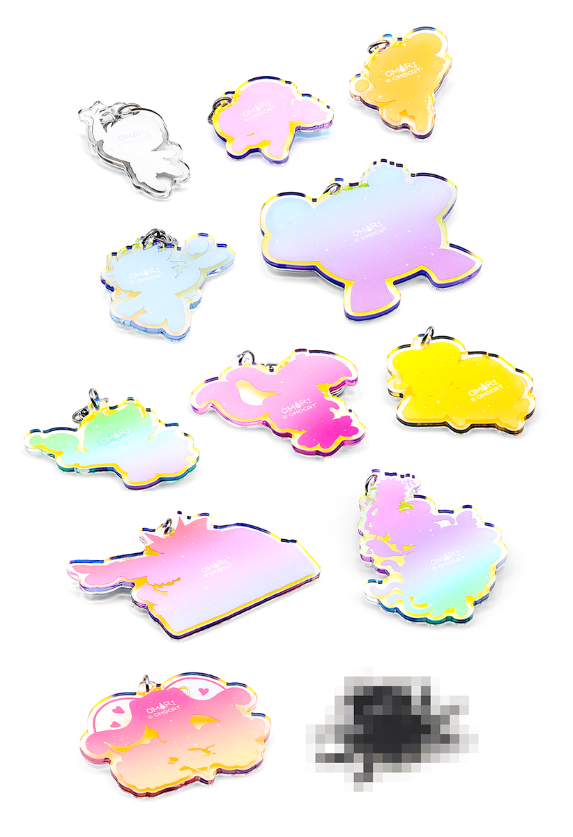 BOSS RUSH Acrylic Keychain Blind Bag – OMOCAT BOSS RUSH Acrylic Keychain Blind Bag – OMOCAT