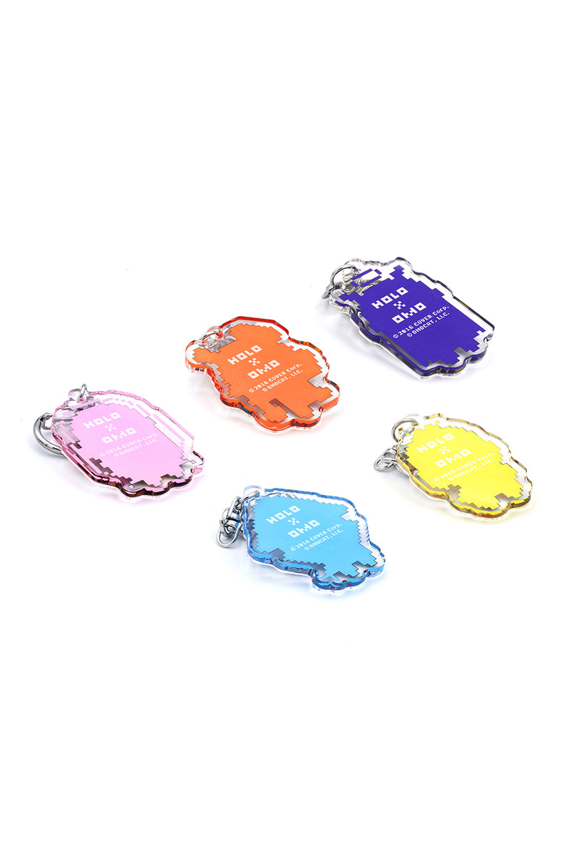 PIXEL holoMyth Acrylic Keychain – OMOCAT