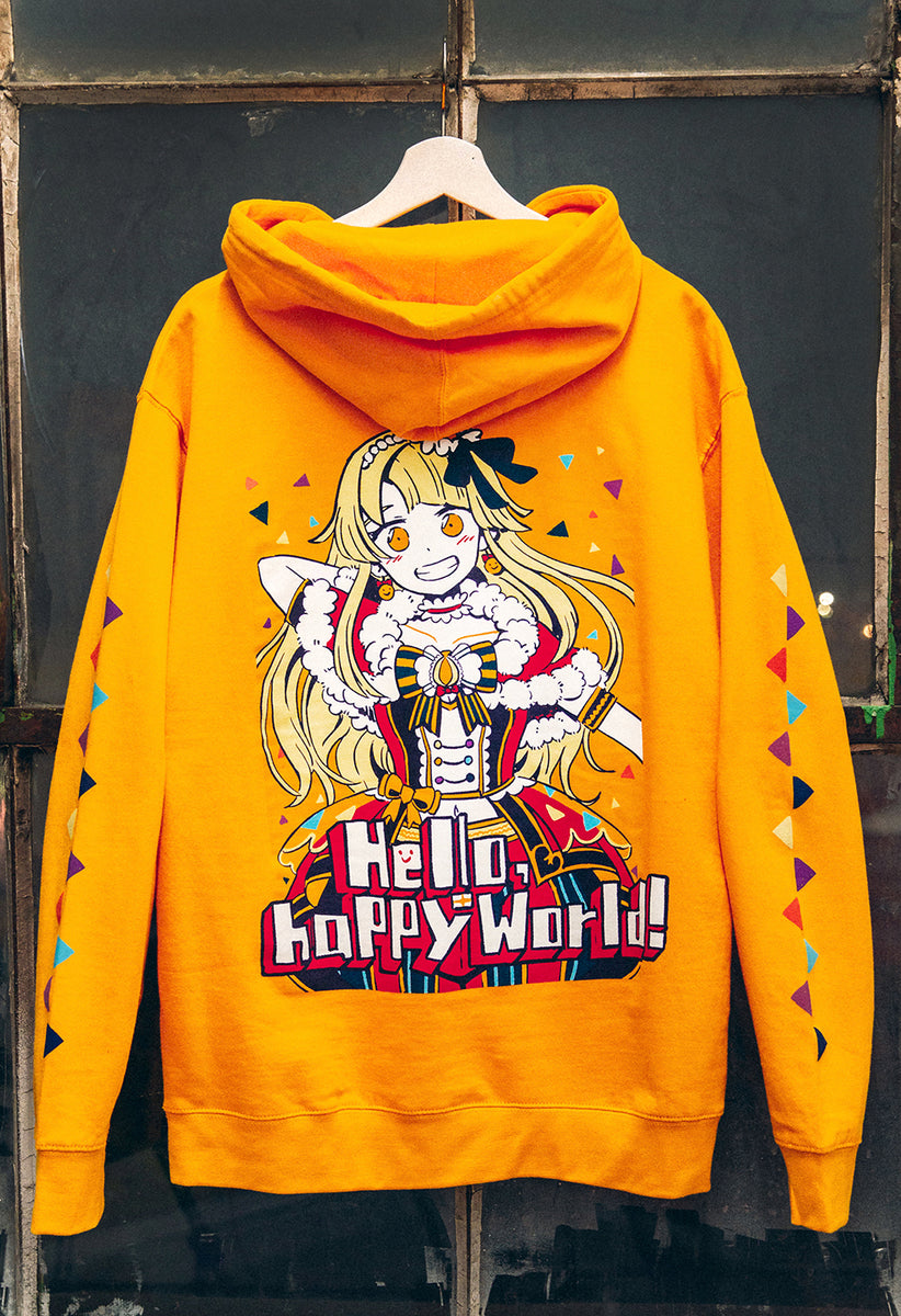 HELLO, HAPPY WORLD! Hoodie – OMOCAT