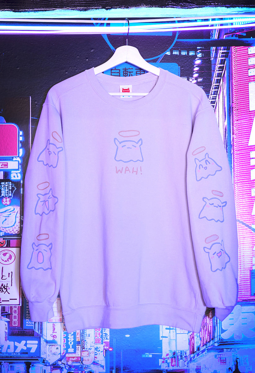 Lサイズ wake.sapporo MIN-NANO W(AKE) Logo Crewneck SW GREY - yahoofleamarket代购  - Doorzo