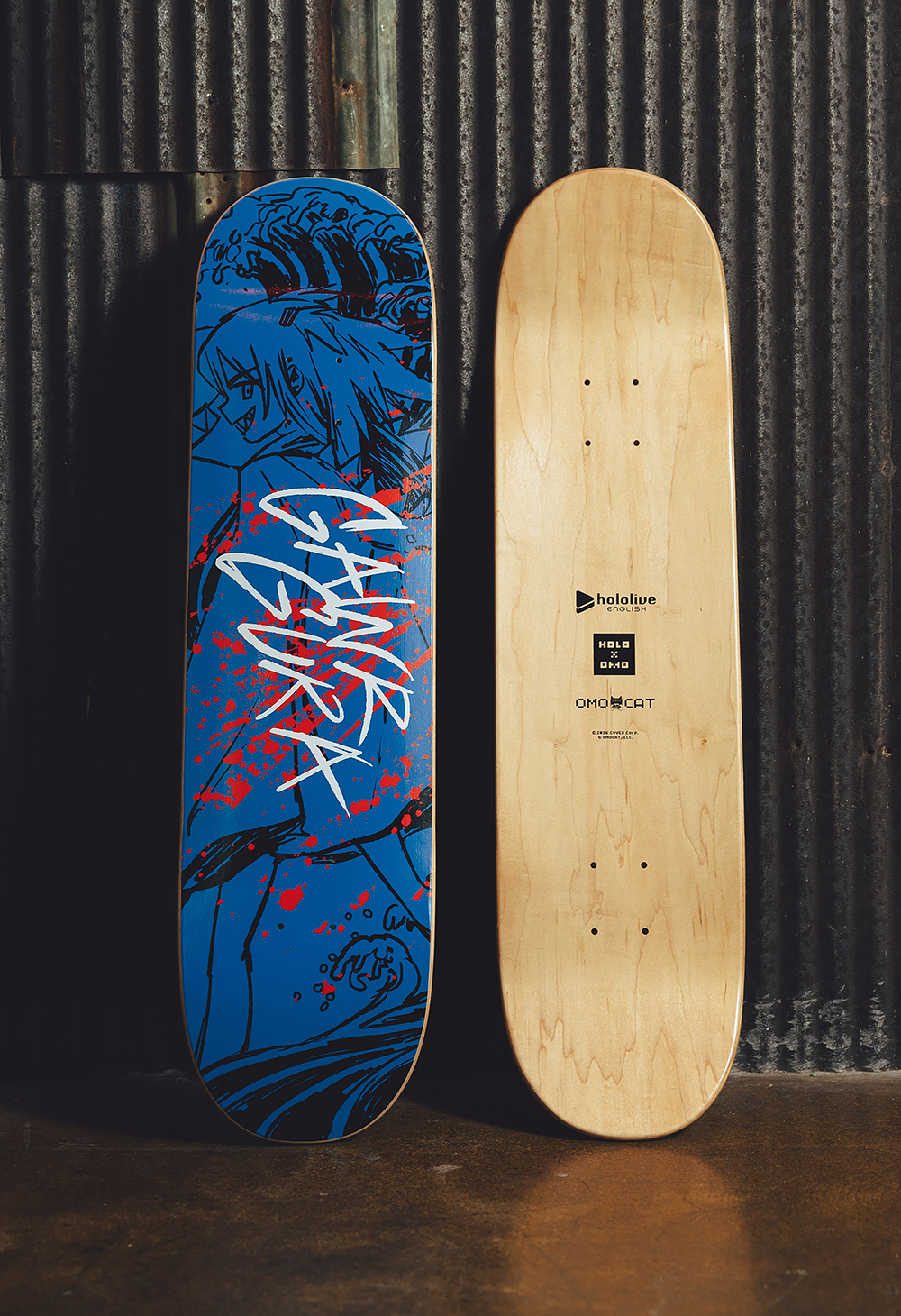 GAWR GURA Skate Deck – OMOCAT GAWR GURA Skate Deck – OMOCAT