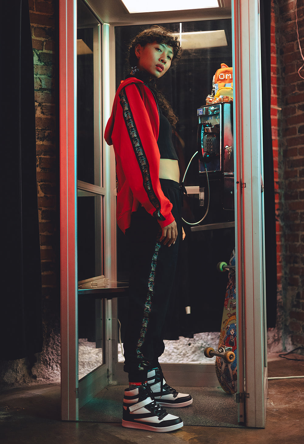 maocatページ OMOCAT Side Tape Joggers