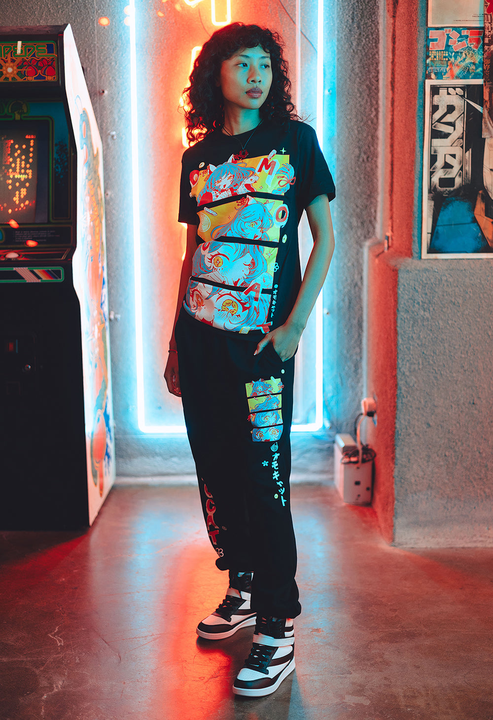 
                  
                    OMOCAT CATGIRL Graphic T-Shirt
                  
                
