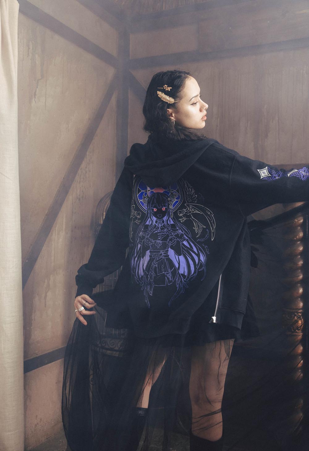 NERISSA RAVENCROFT Zip-Hoodie – OMOCAT