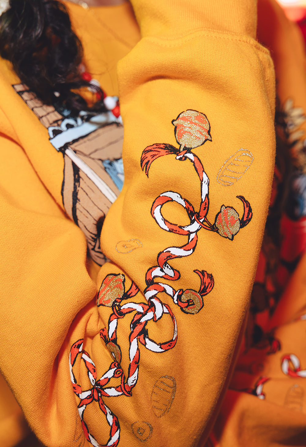 
                  
                    OMOCAT CATGIRL Gold Sweater
                  
                