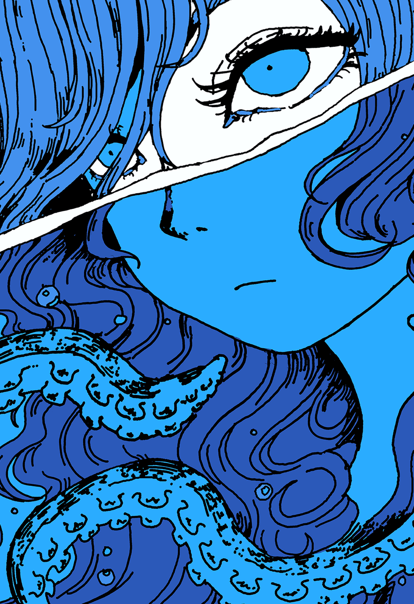 Underwater Screen Print Omocat