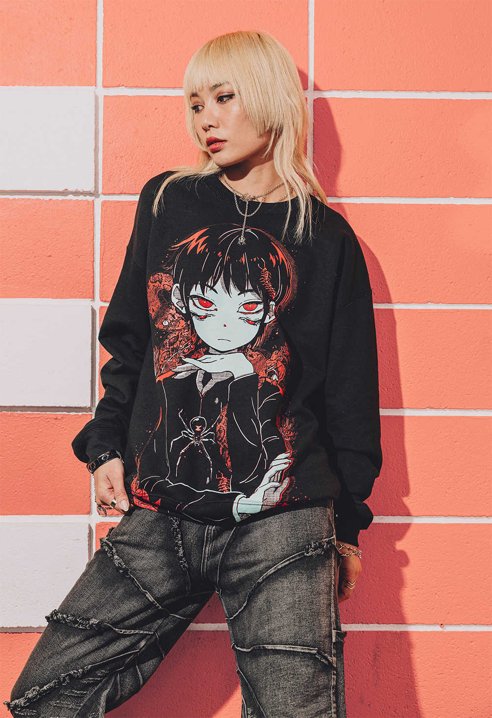 トップス fawnboy Sweater OMOCAT WIDOWBOY Sweater – OMOCAT
