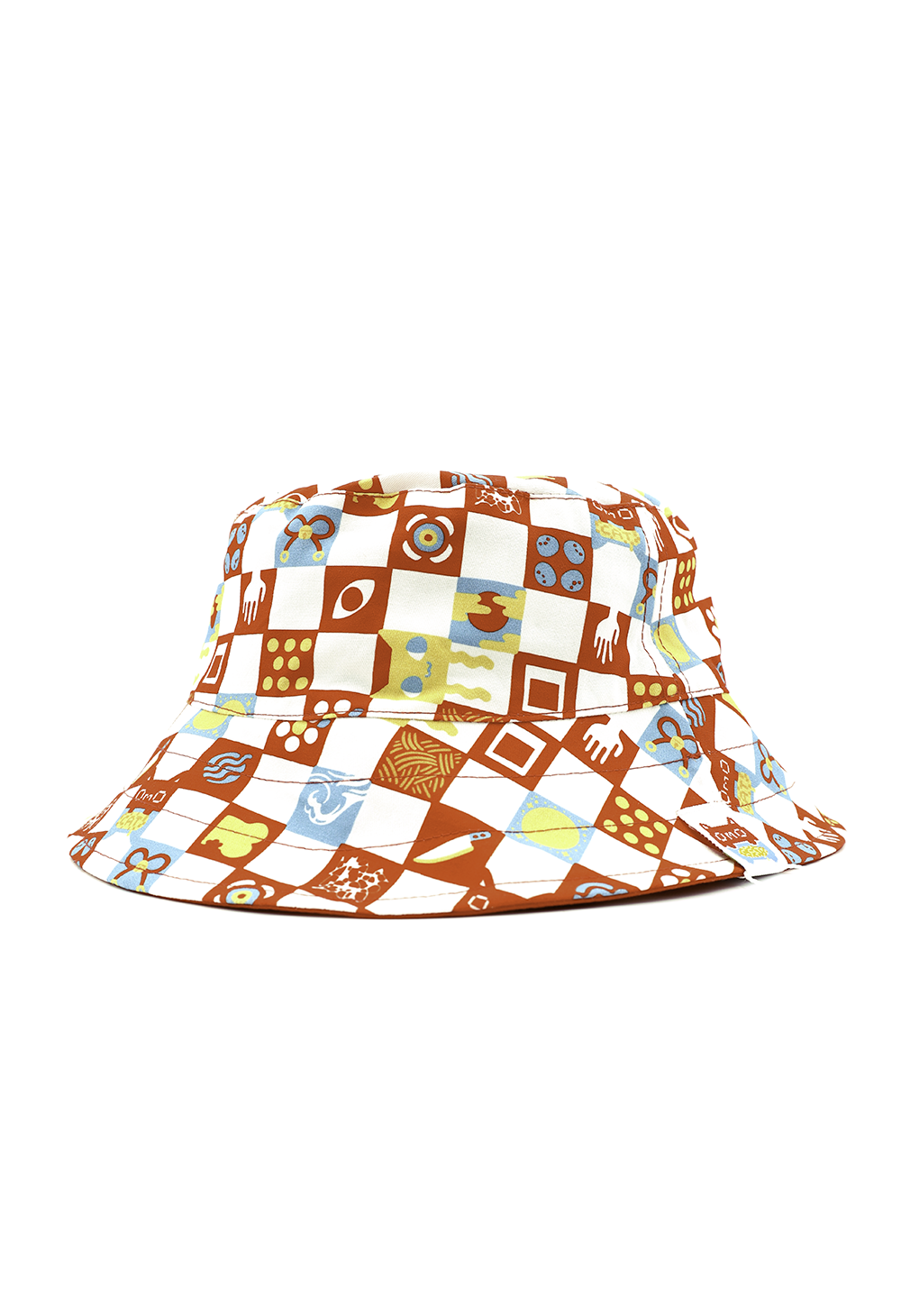 OMOCAT Checkered Bucket Hat