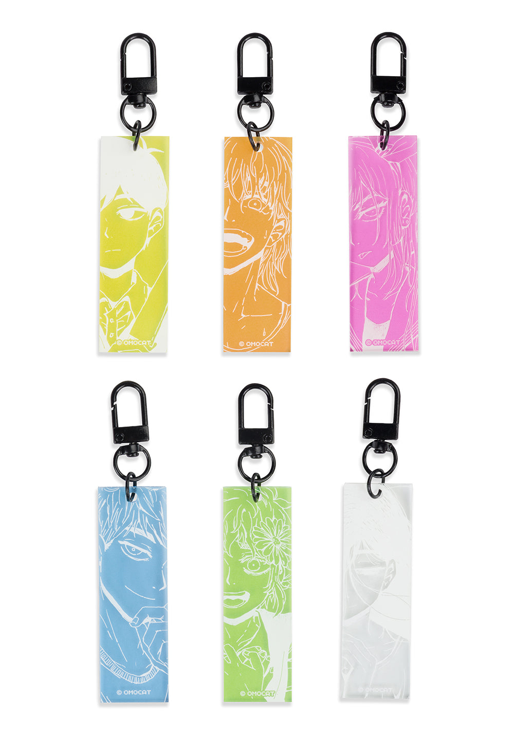 OMORI Illustration Frosted Keychains – OMOCAT
