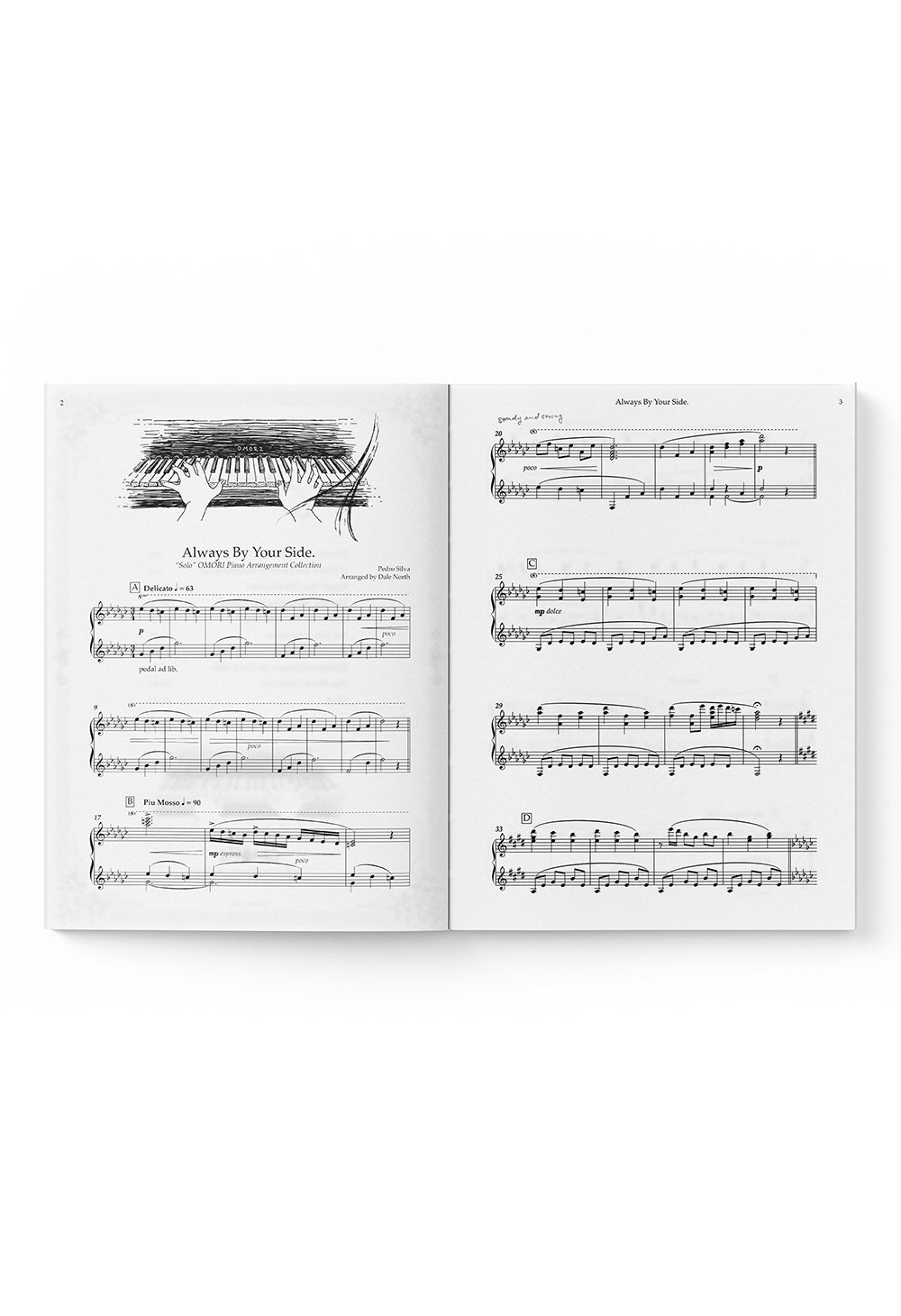 "Solo" OMORI Piano Arrangement Sheet Music Book
