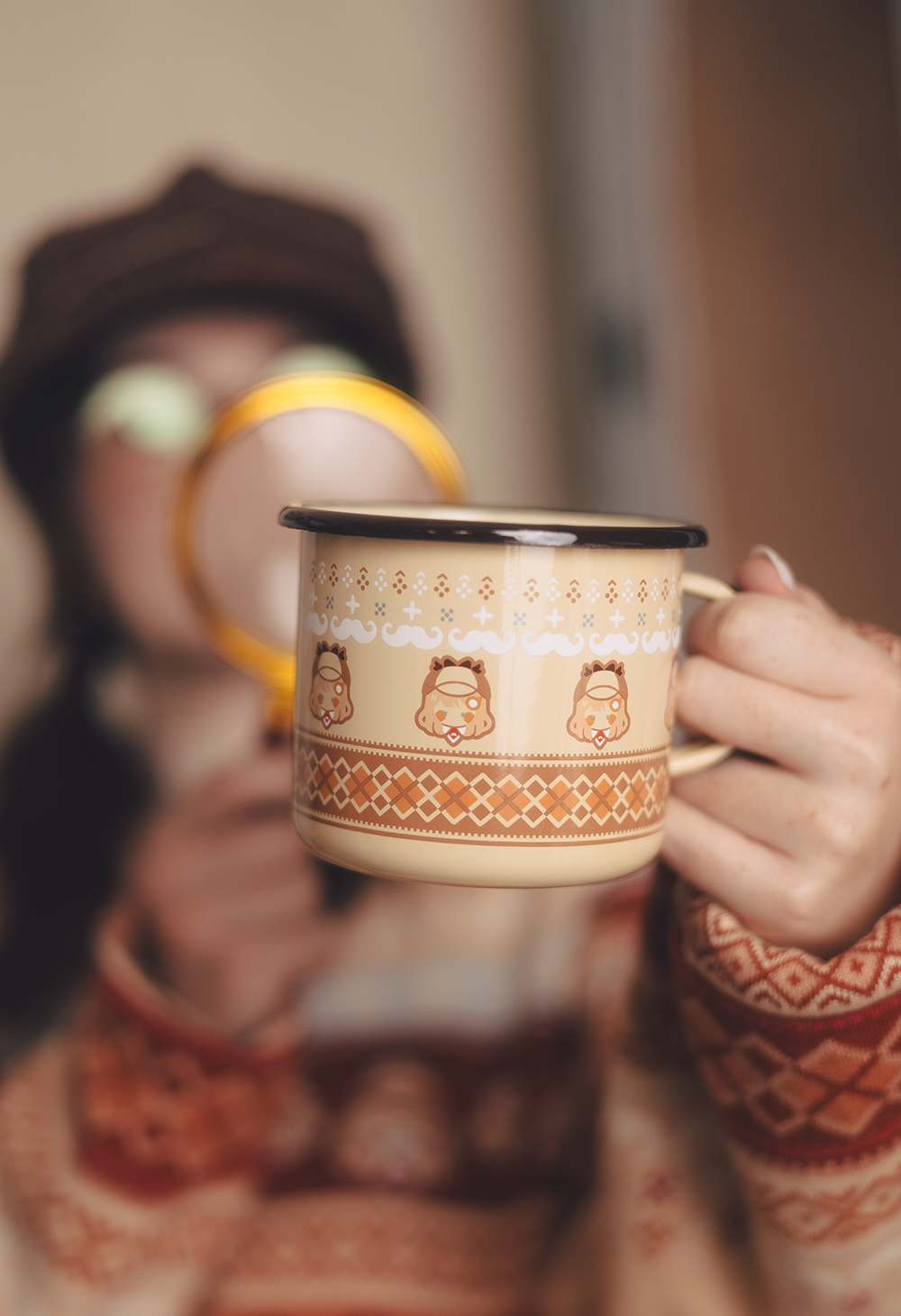 にゃんとまぁ～(ФωФ) WATSON AMELIA Enamel Mug – OMOCAT