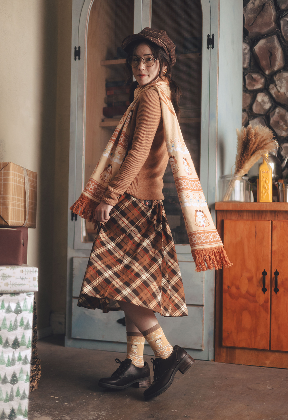 WATSON AMELIA Knit Scarf – OMOCAT