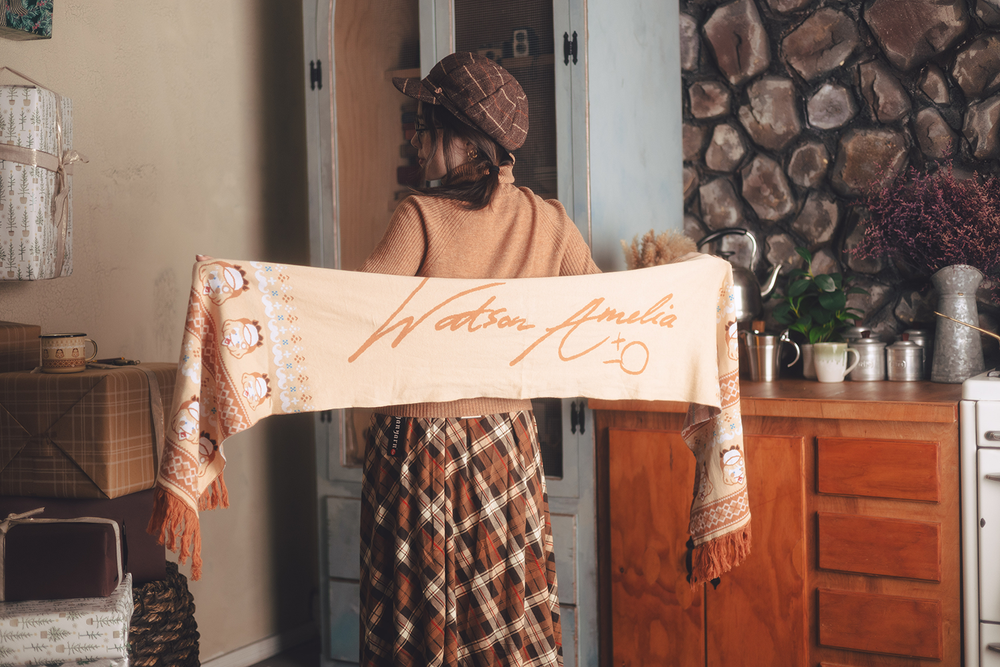 WATSON AMELIA Knit Scarf – OMOCAT