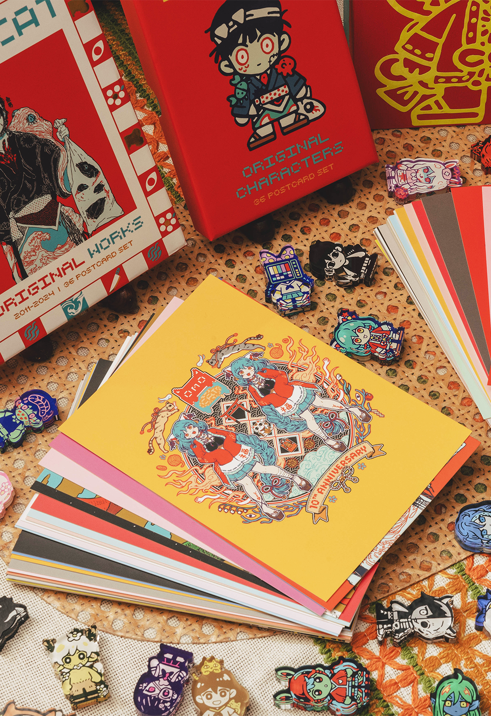 OMOCAT Original Works 2011-2024 Postcard Set OMOCAT Original Works 2011-2024 Postcard Set