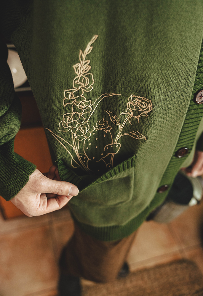 
                  
                    A HOME FOR FLOWERS Cardigan
                  
                
