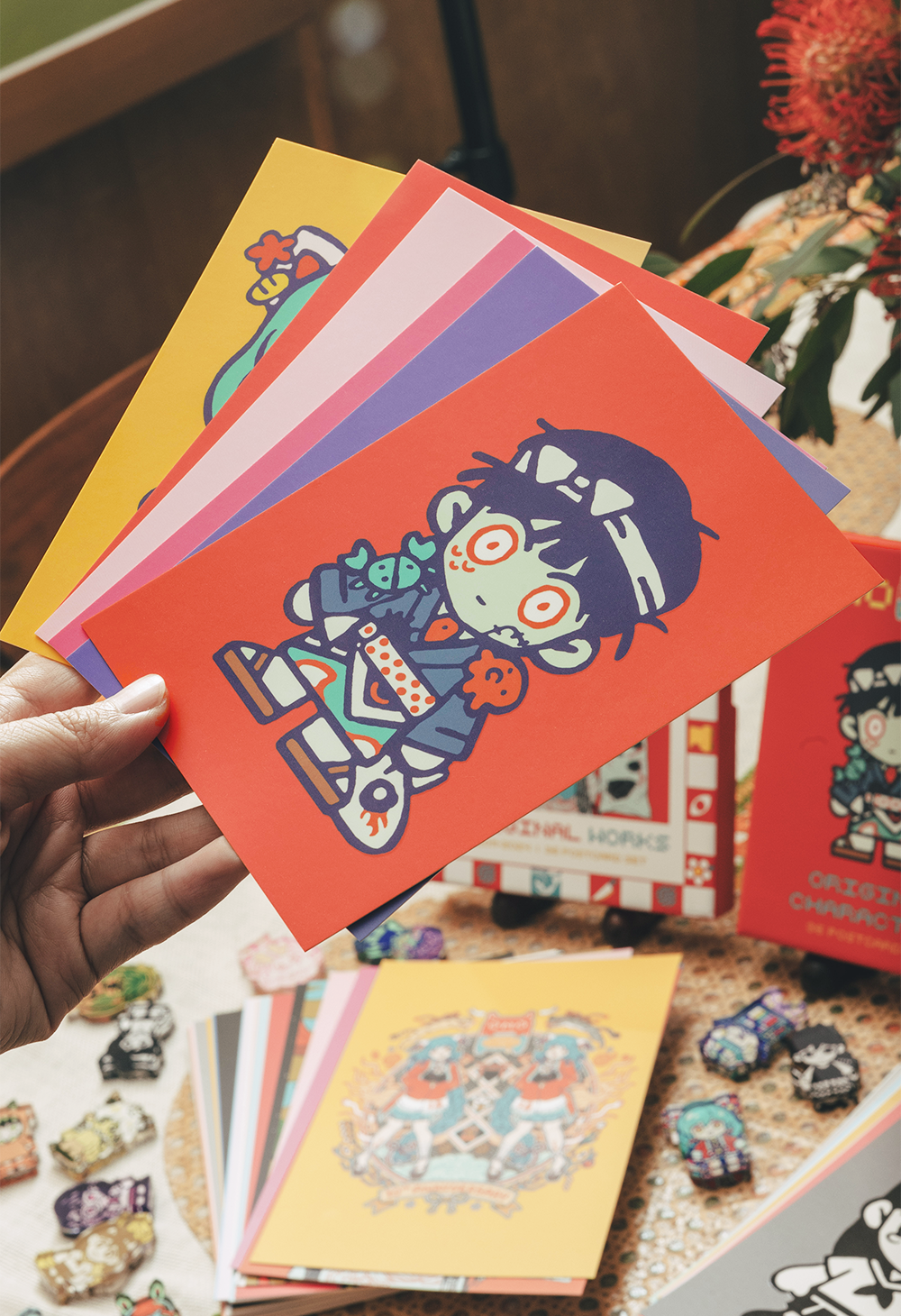 OMOCAT Original Characters Postcard Set