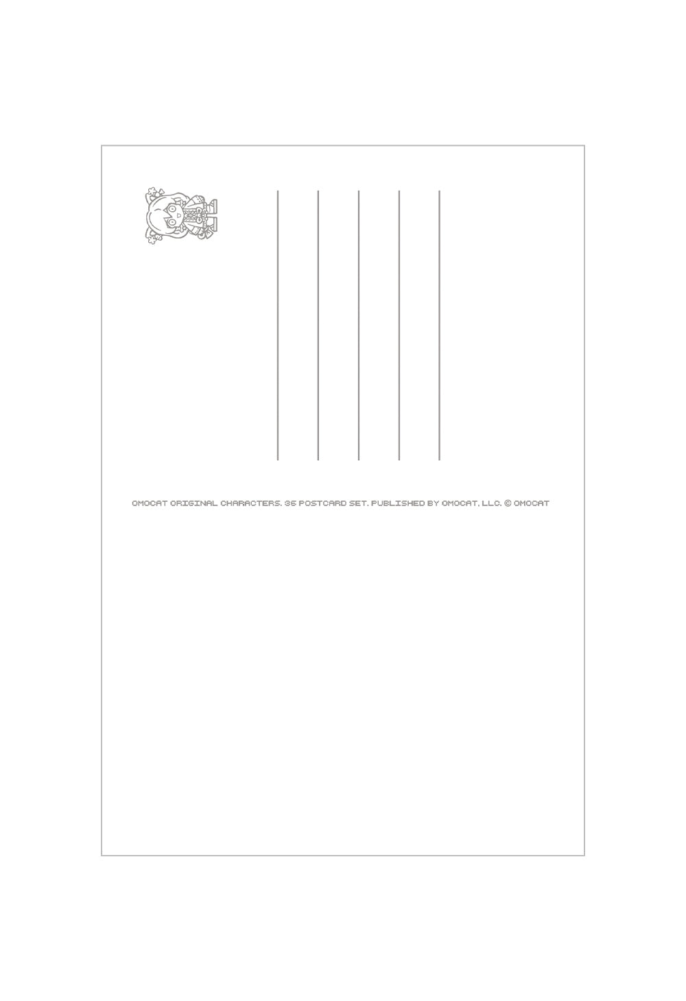 OMOCAT Original Characters Postcard Set