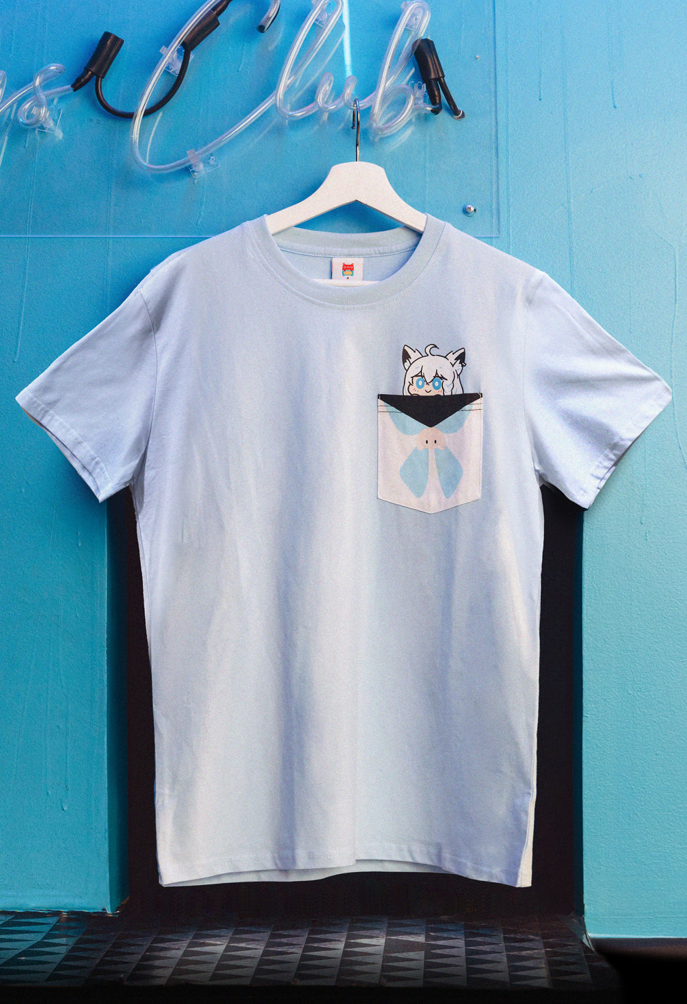 SHIRAKAMI FUBUKI Pocket T Shirt OMOCAT