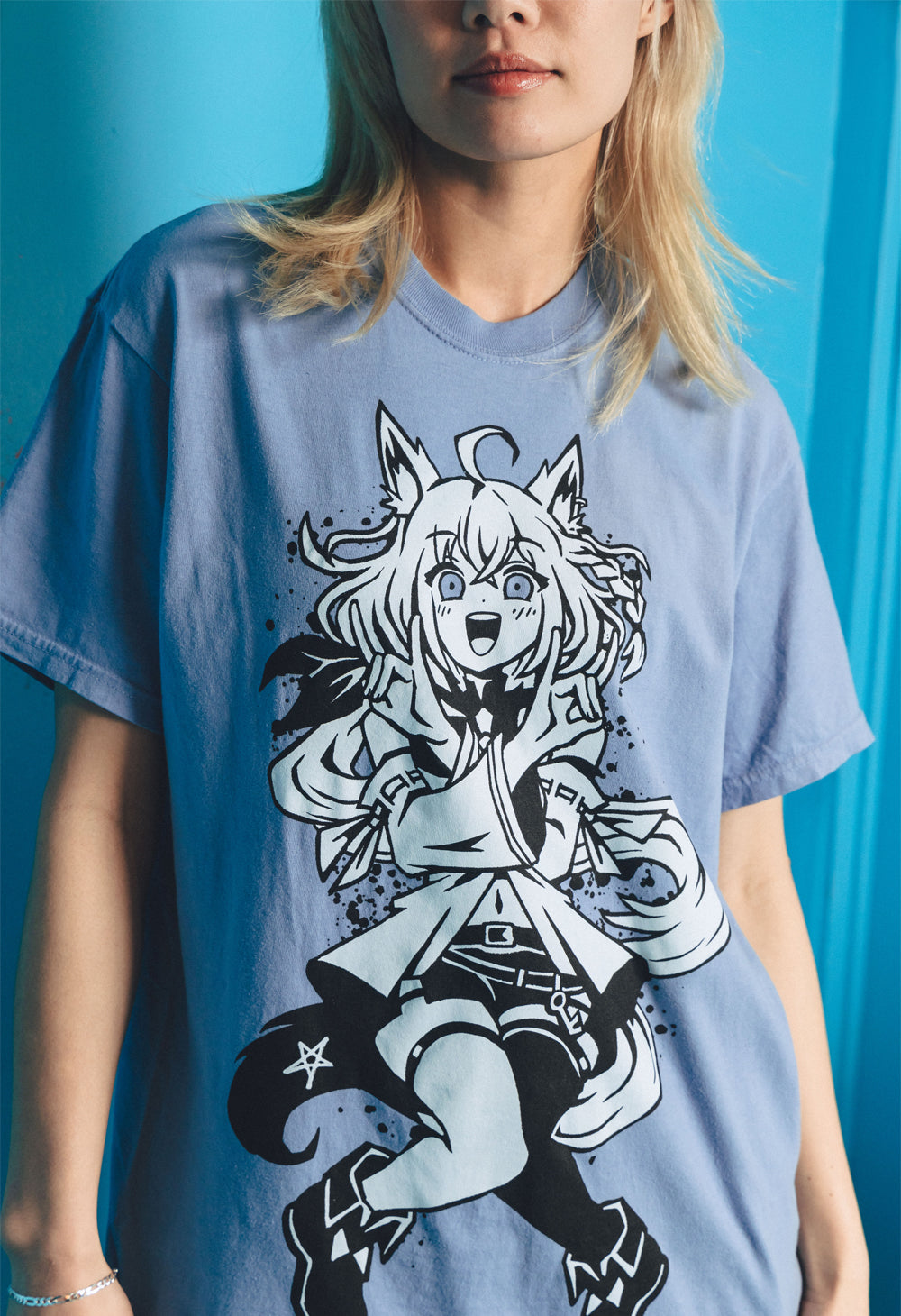Shirakami fubuki t shirt clearance