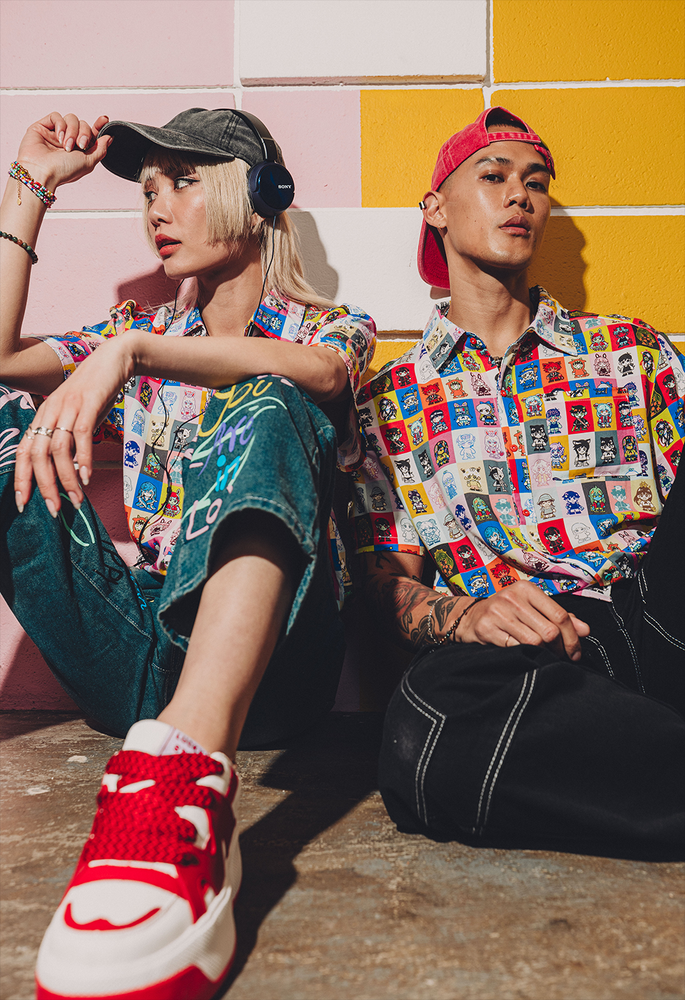 
                  
                    OMOCAT Original Characters Button-Up Shirt
                  
                