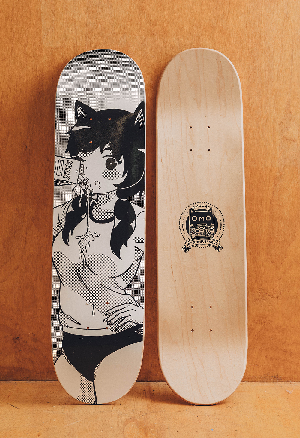 MILKGIRL Skate Deck – OMOCAT MILKGIRL Skate Deck – OMOCAT