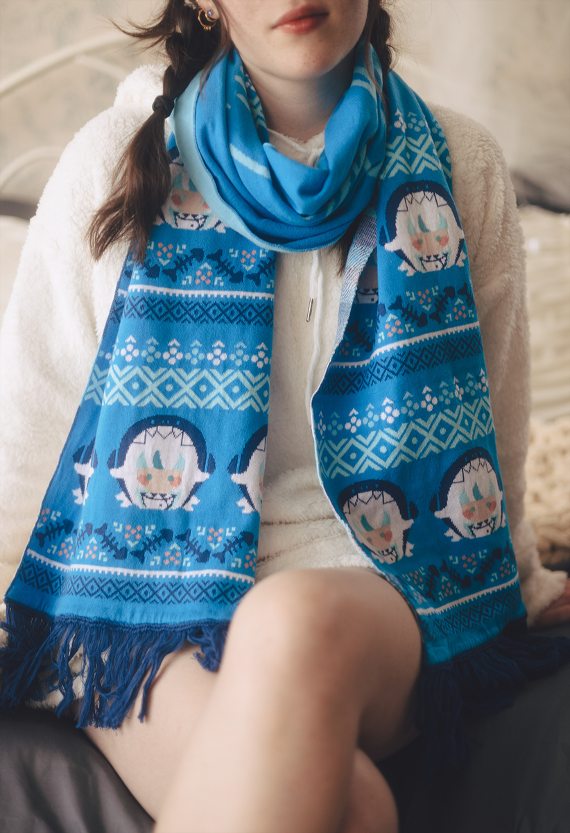 GAWR GURA Knit Scarf – OMOCAT