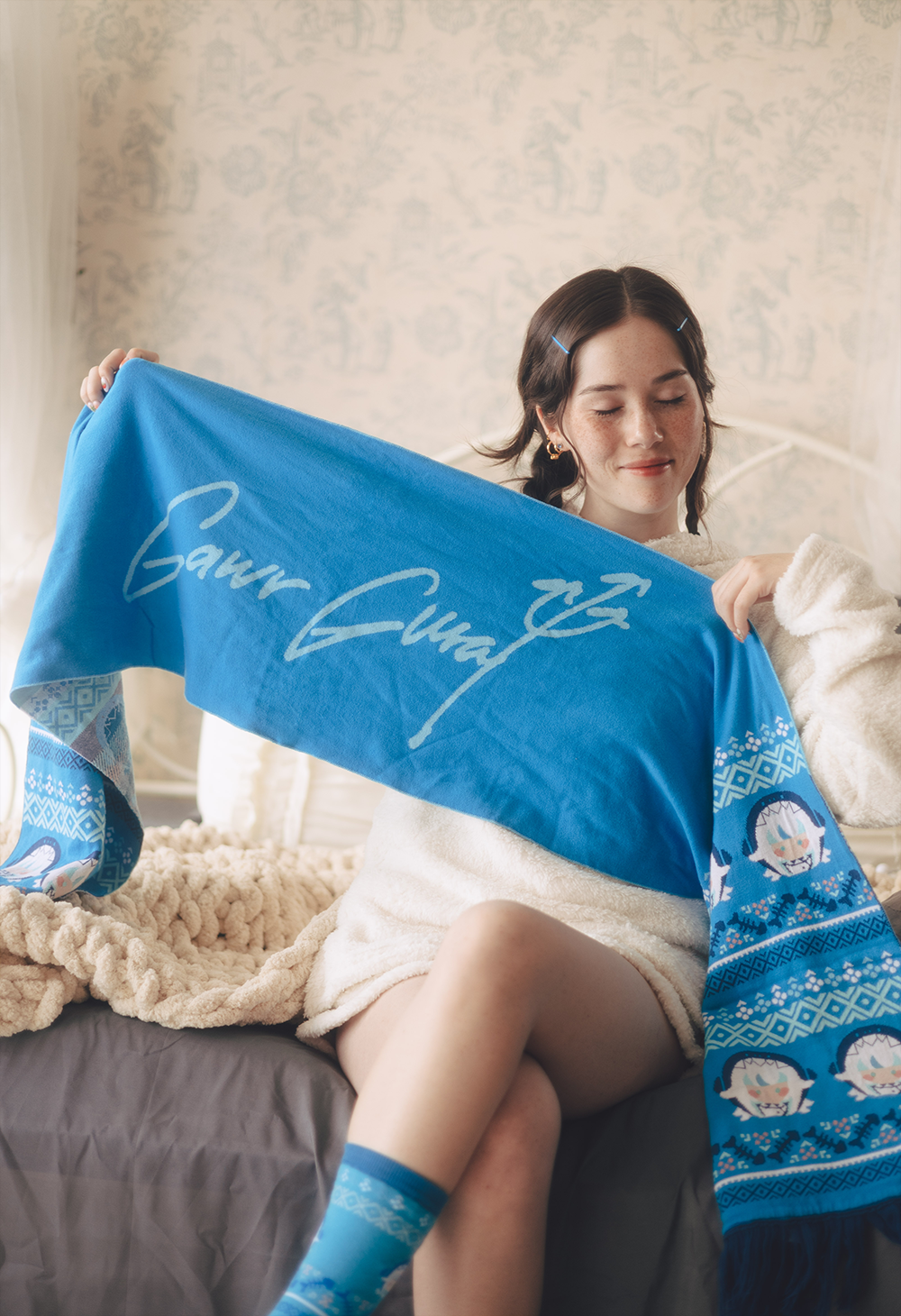 GAWR GURA Knit Scarf – OMOCAT