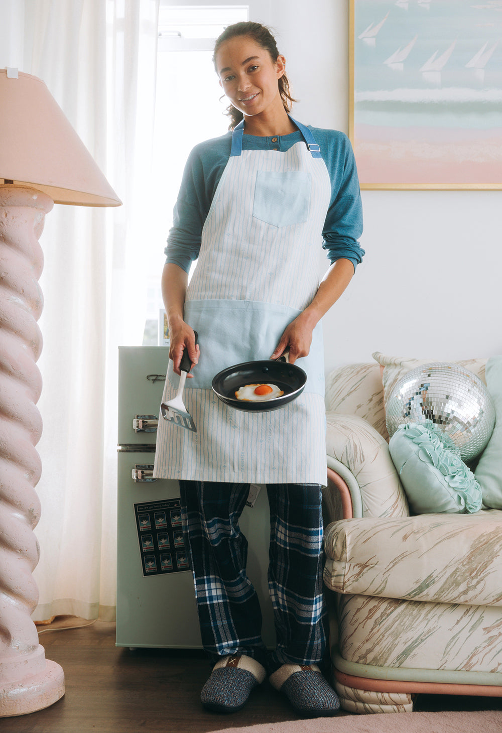 アモリコ エプロン amorico（アモリコ）PVC キャメル無地 エプロン（男女兼用） (エプロン