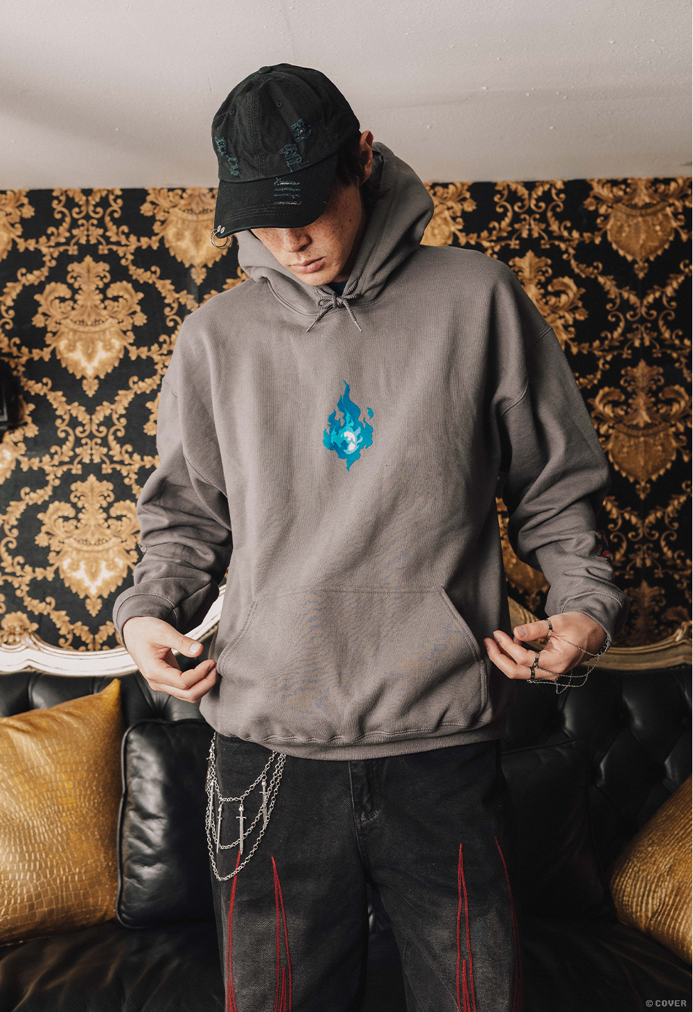 ELIZABETH ROSE BLOODFLAME Hoodie – OMOCAT