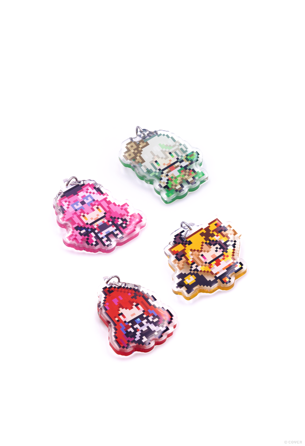 アクキー7 PIXEL holoJustice Acrylic Keychain – OMOCAT