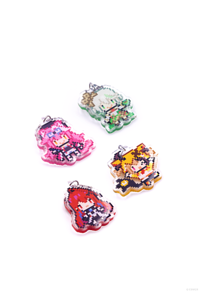 PIXEL holoJustice Acrylic Keychain – OMOCAT