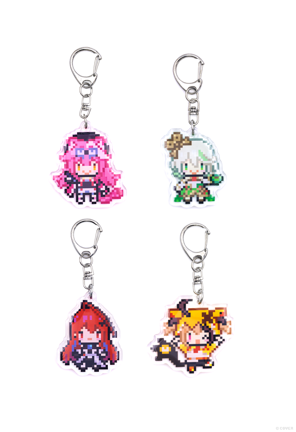 PIXEL holoJustice Acrylic Keychain – OMOCAT