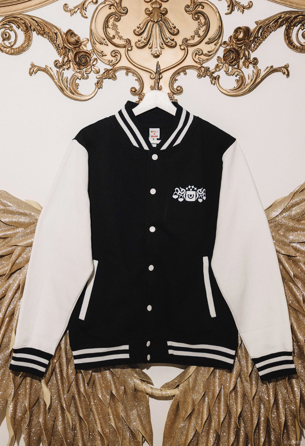 holoJustice Varsity Jacket – OMOCAT