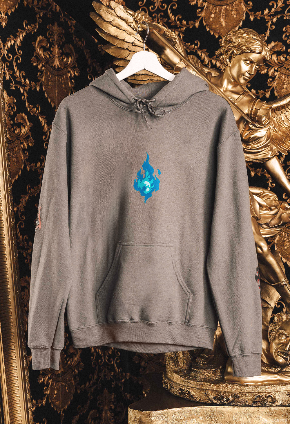 XLOV ウムティ I'mmaBe 衣装 ポラロイド ELIZABETH ROSE BLOODFLAME Hoodie – OMOCAT
