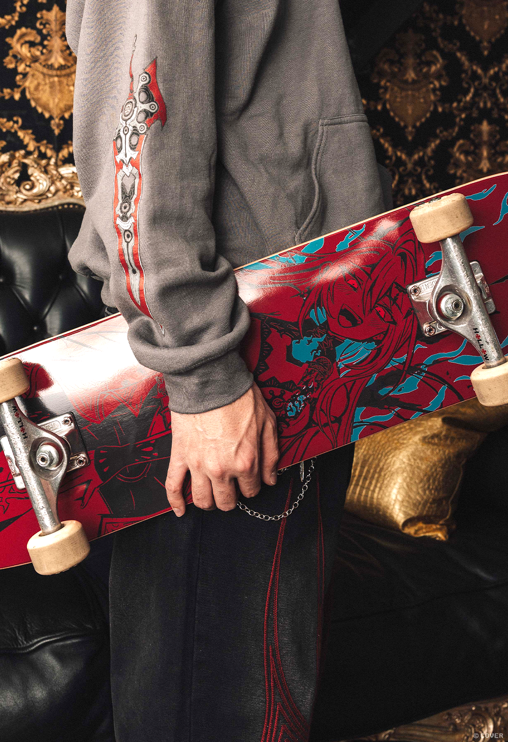 ELIZABETH ROSE BLOODFLAME Skate Deck – OMOCAT