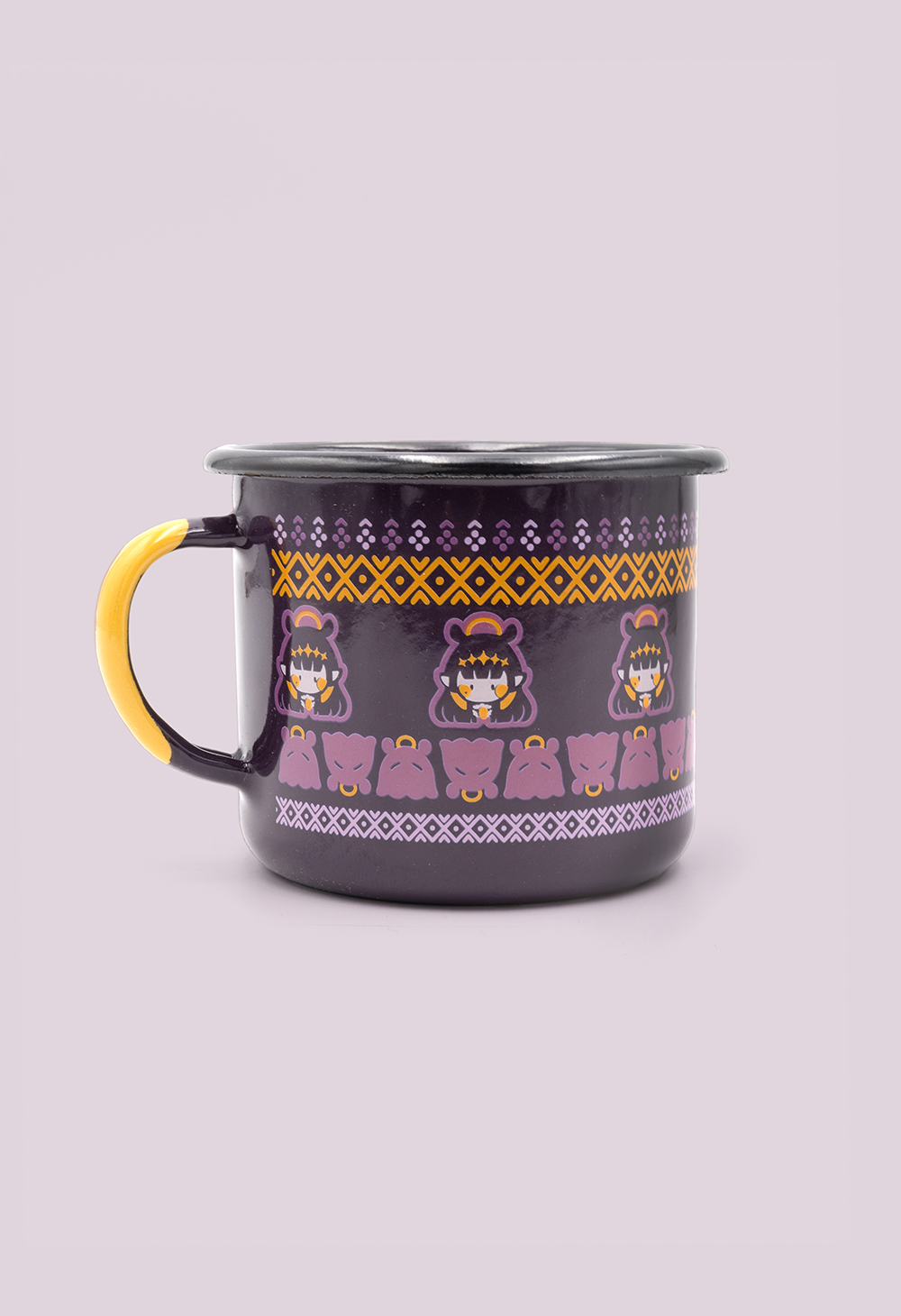 NINOMAE INA'NIS Enamel Mug – OMOCAT NINOMAE INA'NIS Enamel Mug – OMOCAT