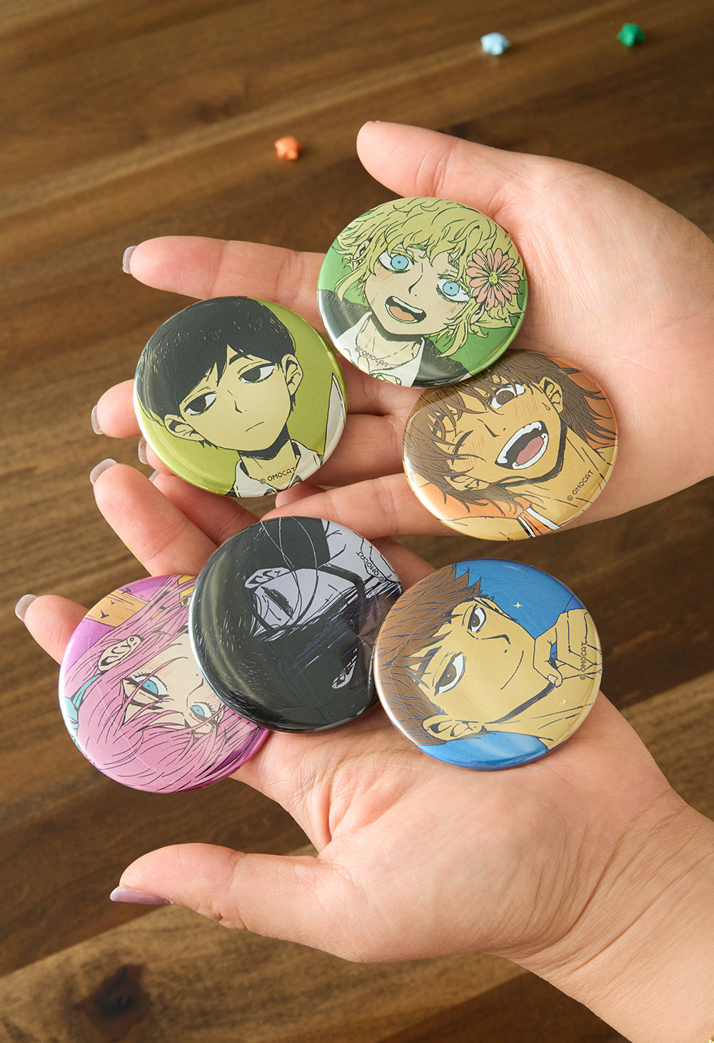 
                  
                    OMORI Illustration Glitter Button Pins
                  
                