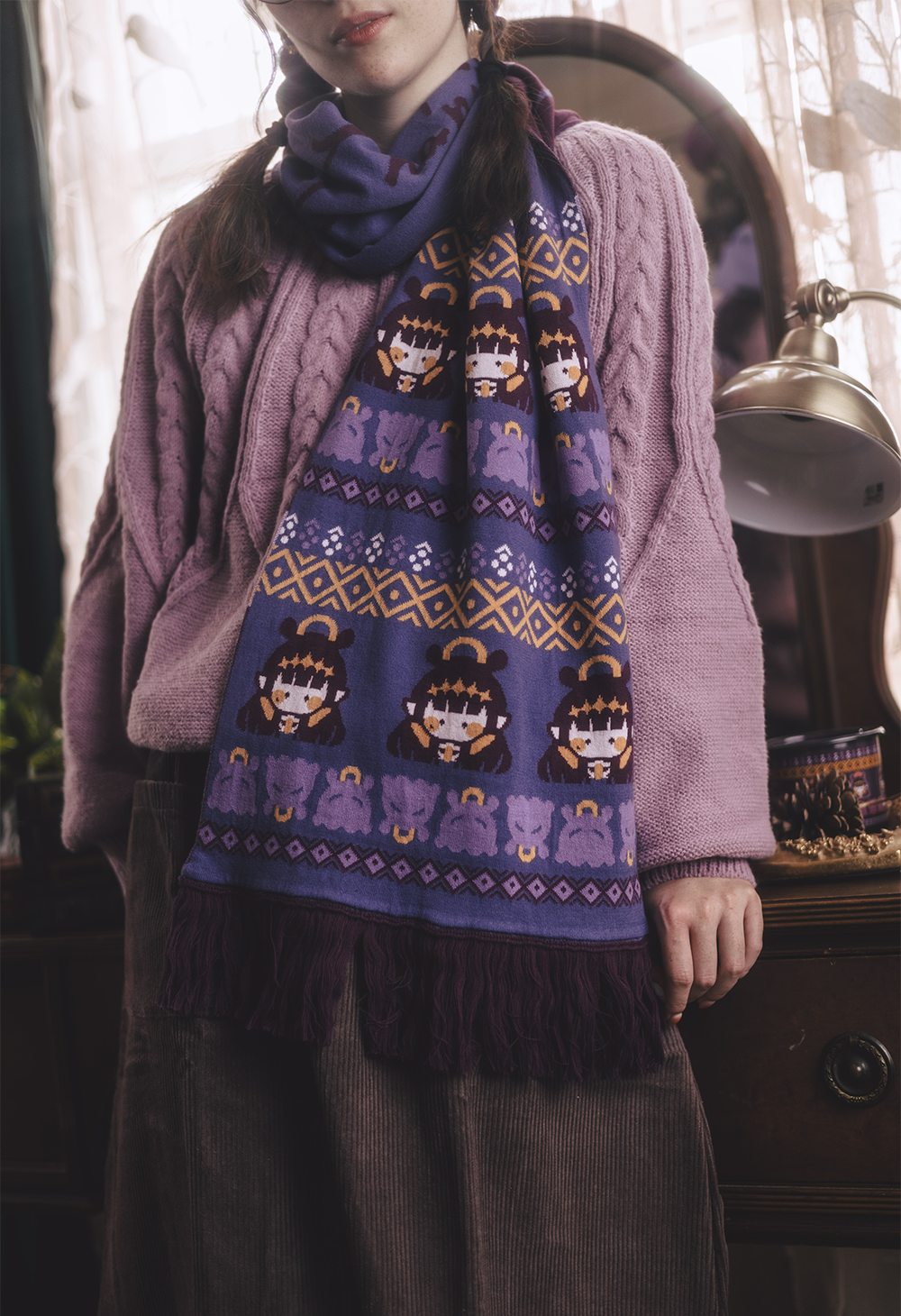NINOMAE INA'NIS Knit Scarf – OMOCAT NINOMAE INA'NIS Knit Scarf – OMOCAT