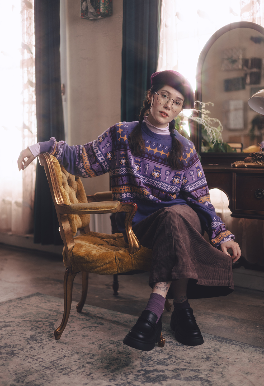 NINOMAE INA'NIS Knit Sweater – OMOCAT NINOMAE INA'NIS Knit Sweater – OMOCAT