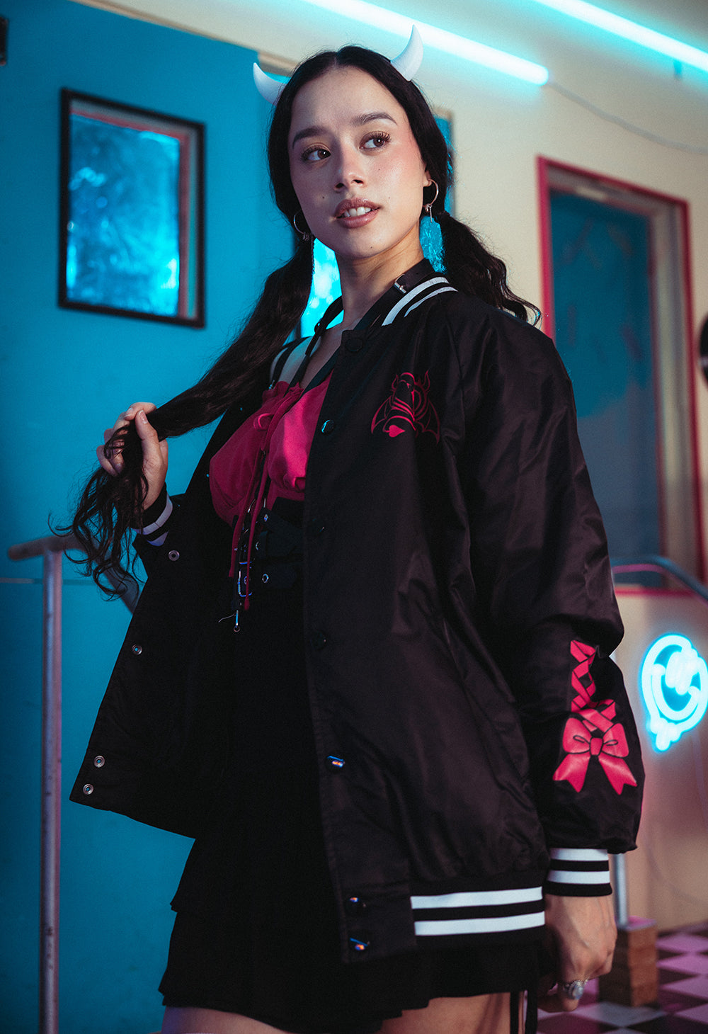 
                  
                    IRONMOUSE x OMOCAT Bomber Jacket
                  
                