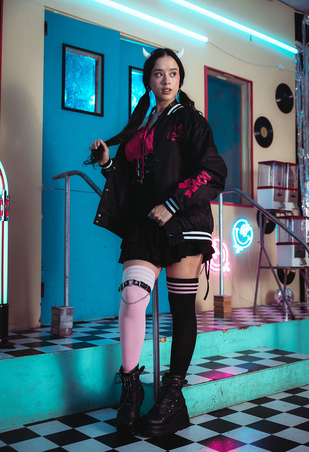 
                  
                    IRONMOUSE x OMOCAT Bomber Jacket
                  
                